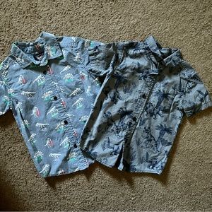 Dinosaur Button Up Shirts